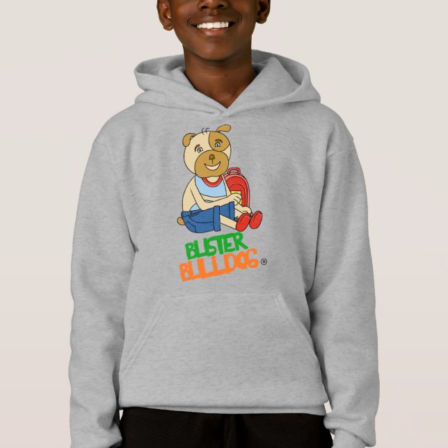 Pullover de dessin animé de chien drôle pour enfan (Devant)