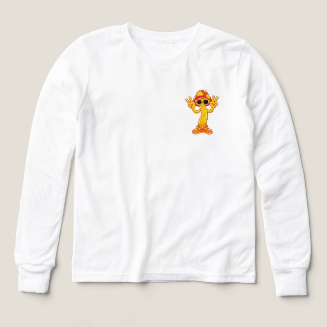 Pullover de style poche avec graphique amusant (Motif recto)