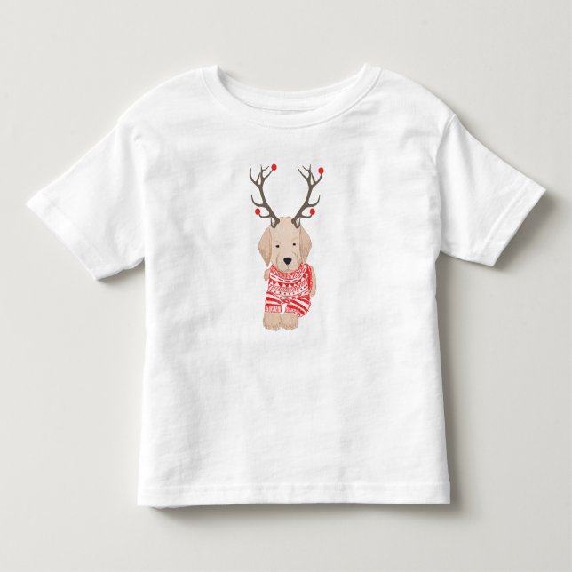 Pullover pour chiot Golden Retriever avec bois de  (Devant)