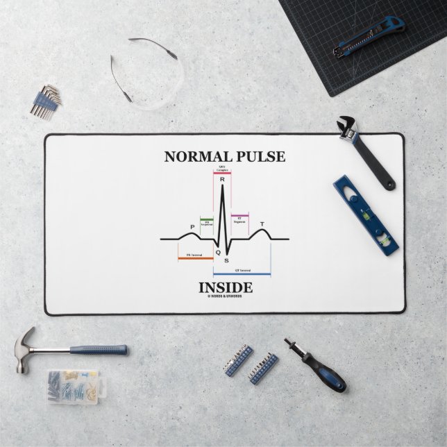 Pulse normale Inside Heartbeat Electrocardiogram (Poste de travail)