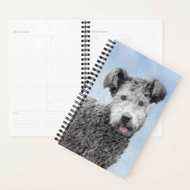 Pumi Peinture - Cute Original Chien Art (Devant avec enveloppe)