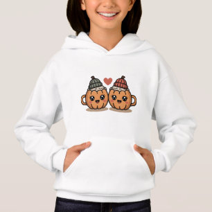 Pumpkin Couple Hoodie – Cute Cozy Fall Sweatshirt 