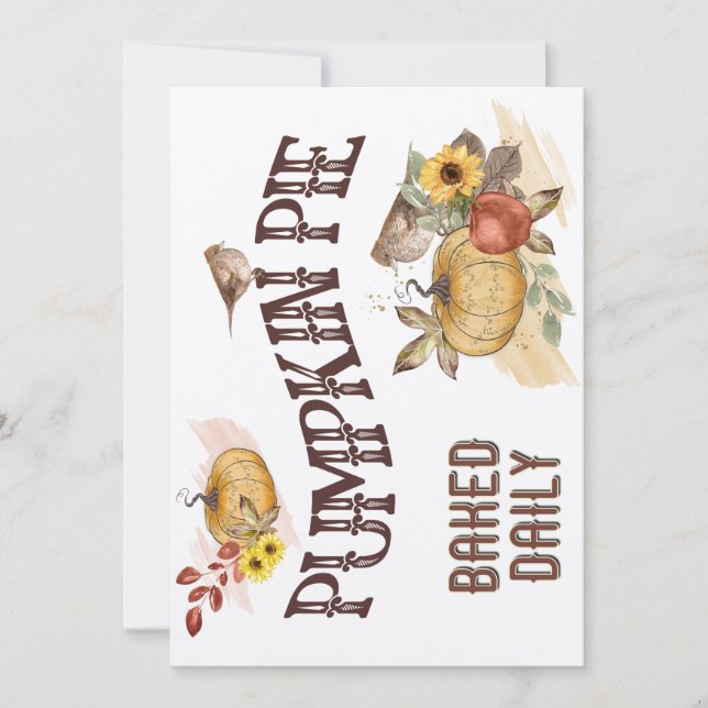 PUMPKIN PIE (Devant)