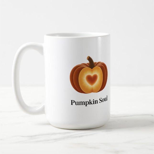 Pumpkin Soul – Autumn Coffee Mug (Gauche)