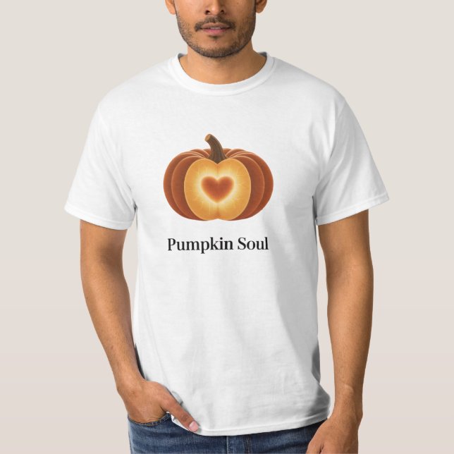 Pumpkin Soul – Cozy Fall T-Shirt (Devant)