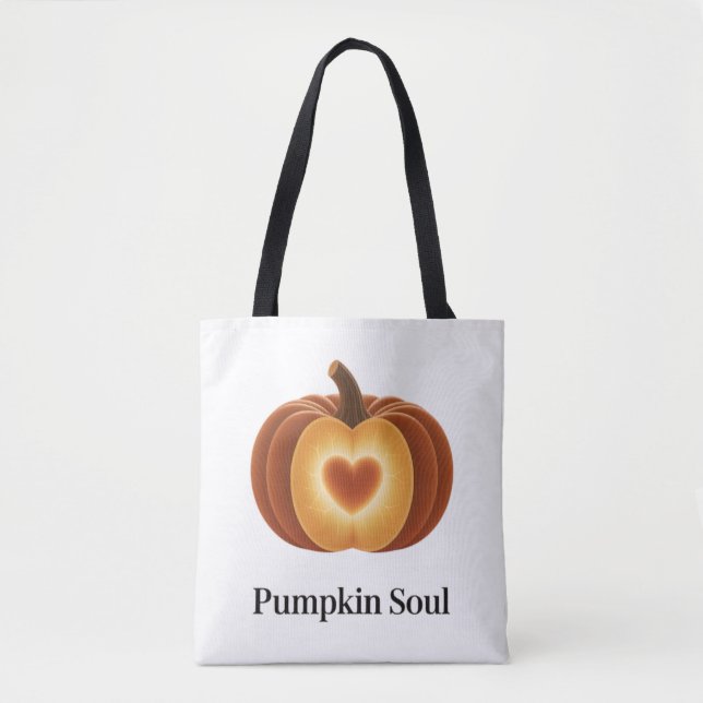 Pumpkin Soul – Cozy Fall Tote Bag (Devant)