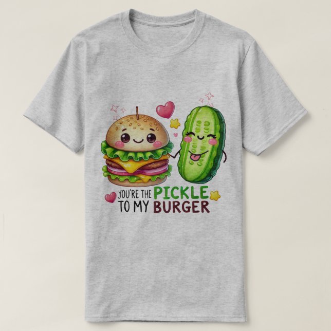 Pun de nourriture amusant T-shirt de Valentine - " (Design devant)