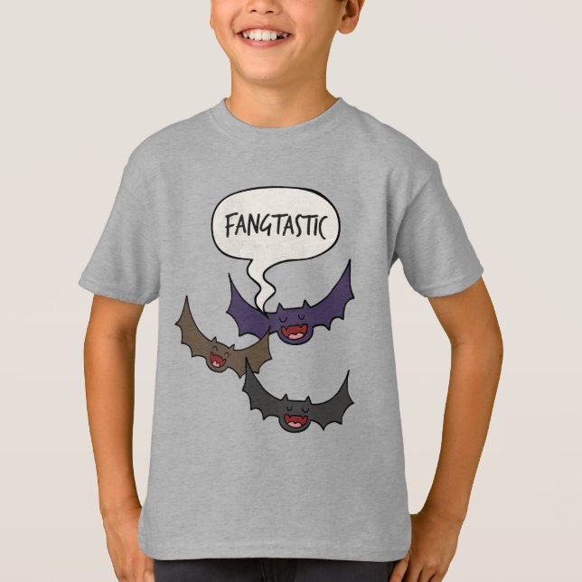 Pun d'Halloween : Fangtastic T-Shirt (Devant)