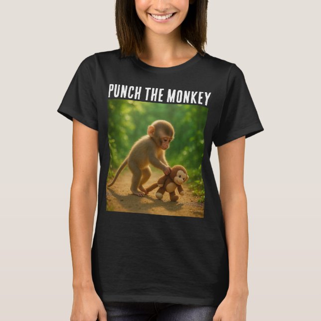 Punch the Monkey Solidarity T-Shirt (Devant)