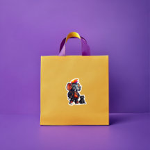 Punk avec un sticker en vinyle de tronc