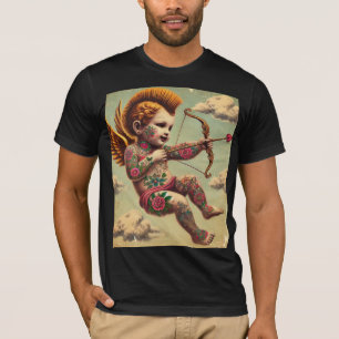 Punk Love – T-Shirt Cupidon Tatoué