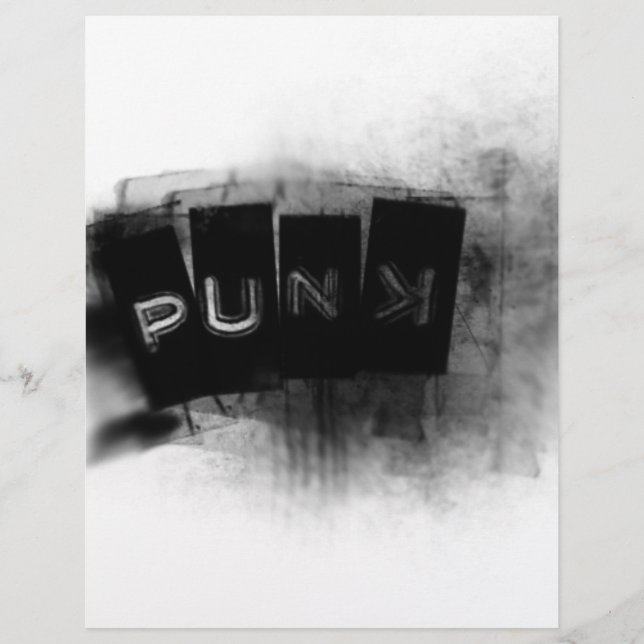 Punk noir et blanc (Devant)
