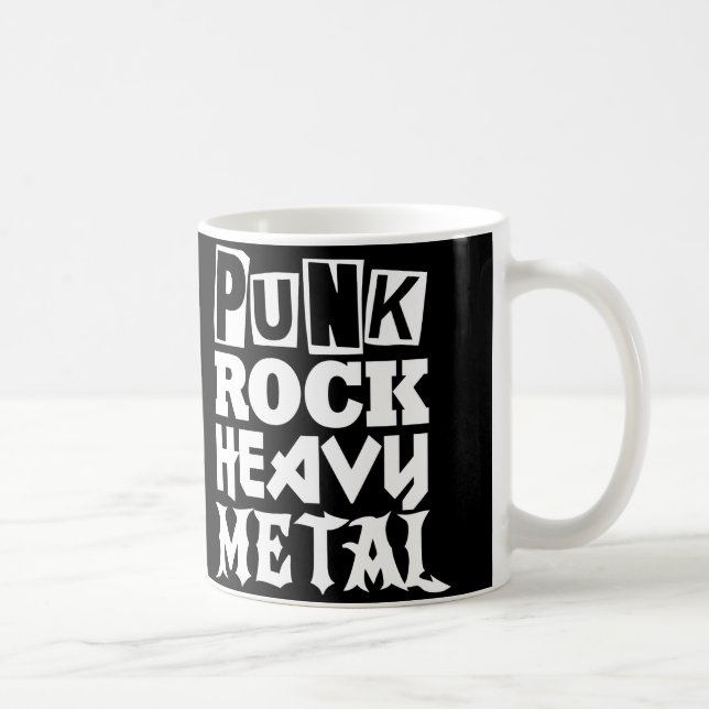 Punk Rock Métal Lourd Mug (Droite)