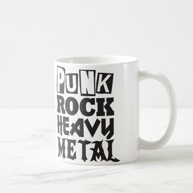 Punk Rock Métal Lourd Mug (Droite)