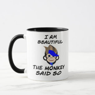Punk Singe Je suis beau le singe dit ainsi Mug