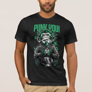 PUNK YOU! Monkey - Impression pour DTF ( T-Shirt )
