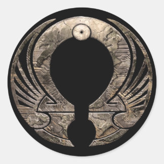 Punto Omega - Logo Sticker Round