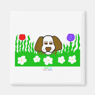 Pup N Jouer 2 Pouce Magnet Carré