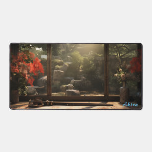 Pupitre japonais personnalisé et poteau de bureau