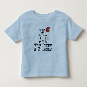 Puppy est 3 Tshirts et cadeaux d'anniversaire
