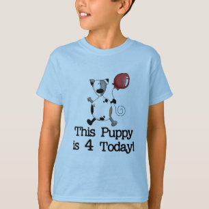 Puppy est 4 Tshirts et cadeaux d'anniversaire