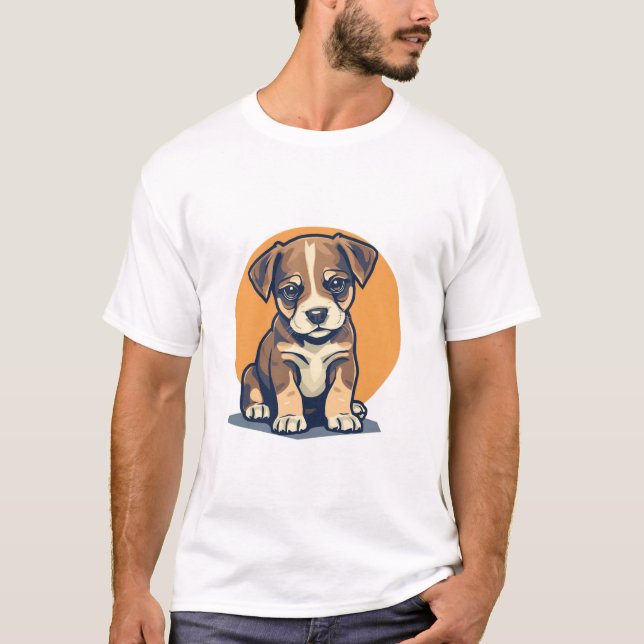 Puppy Life T-Shirt | Fun Pet Lover Tee  (Devant)