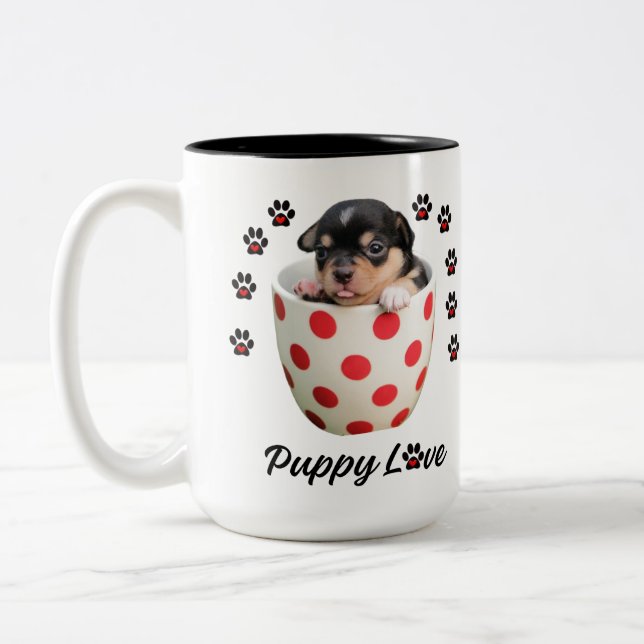 Puppy Love Mug (Gauche)