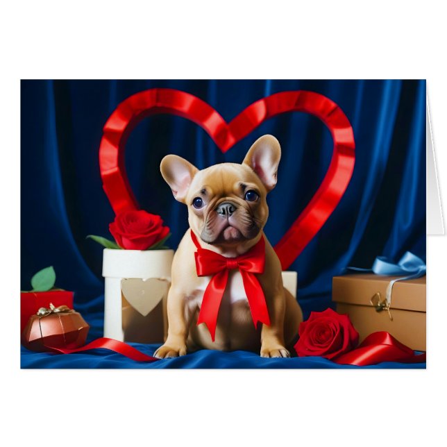 Puppy Love Tender Romantique Beau cadeau (Devant horizontal)