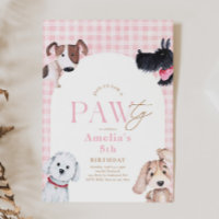 Puppy Paw-Ty Invitation Anniversaire