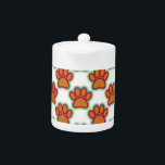 Puppy Paws<br><div class="desc">Motif de pattes de chiot. Image colorée. Design de dessin animé.</div>
