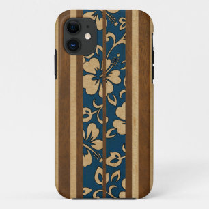 Pupukea Vintage Hawaiian Surfboard iPhone 5 Coques