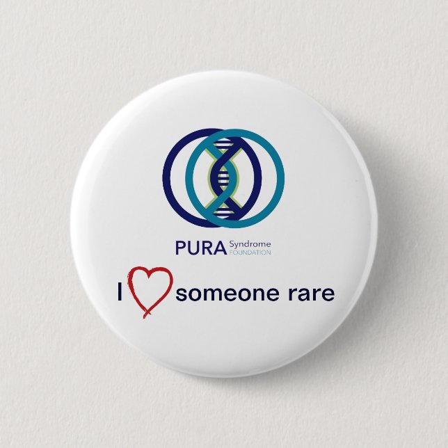 PURA I Love Quelqu'un Bouton rare badge (Devant)