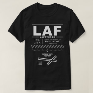 Purdue Univ. T-shirt LAF de l'aéroport