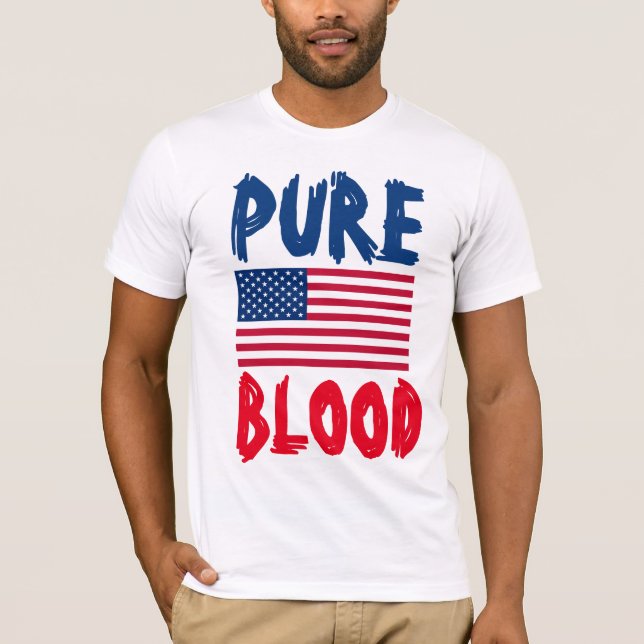 PURE BLOOD PATRIOT DAD (ANTI-VAX) T-Shirts (Devant)
