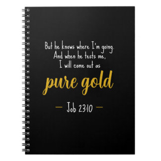 Pure Gold Job 23:10 Carnet d'écriture