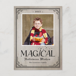 Pure Magie Amusante Halloween Carte photo Carte po