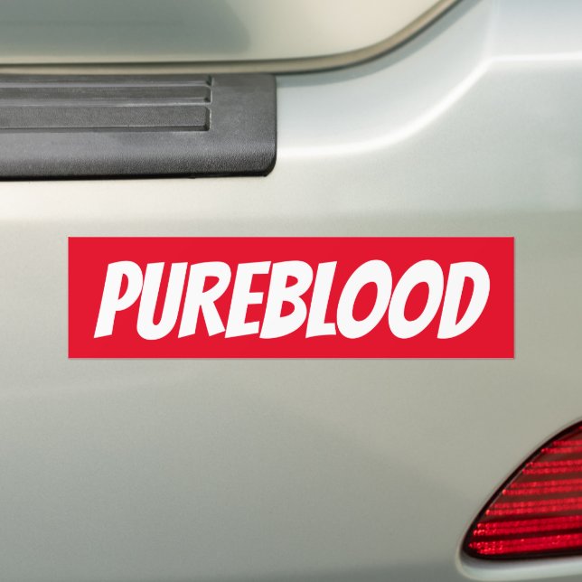 PUREBLOOD CHRISTIAN BUMPER STICKERS (En voiture)
