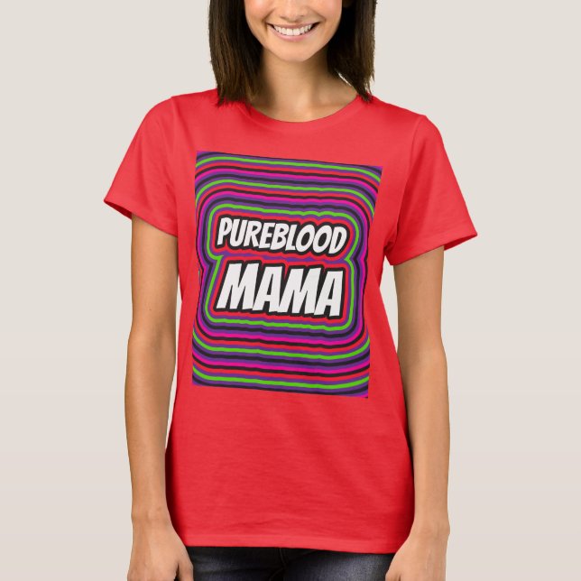 PUREBLOOD MAMA MOM T-SHIRTS TEE - SHIRTS (Devant)