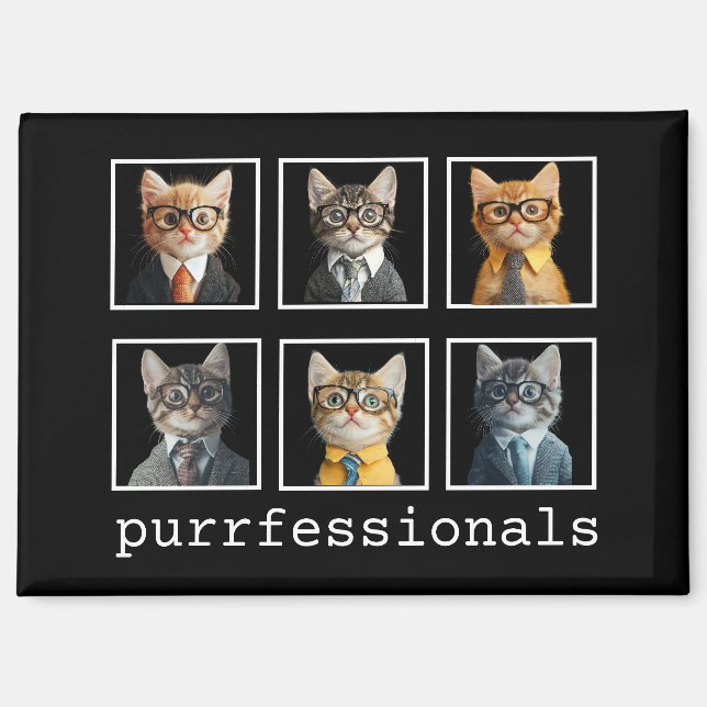 Purfessionfessionchats en costumes Magnet (Recto)