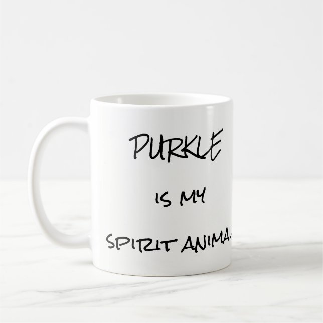 purkle est mon animal d'esprit mug (Gauche)