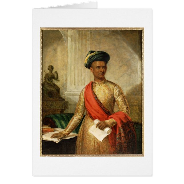 Purniya, ministre en chef de Mysore, c.1801 (huile (Devant)