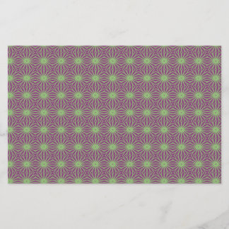 Purple Avec Papier Motif Trippé Vert