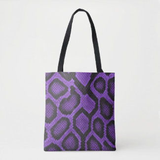 Purple Ball Python Tote Bag Style 2