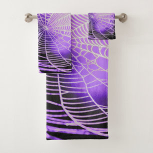 Purple Black Déplaisant Spider Web