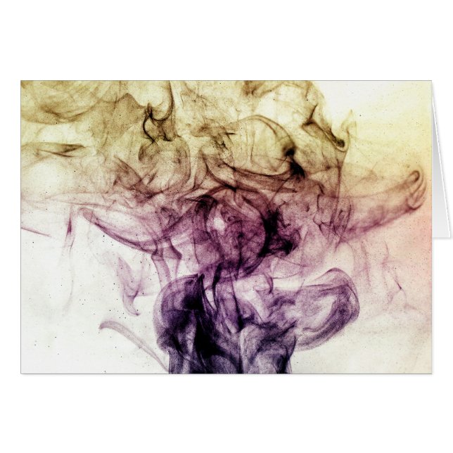 Purple Brown Smoky Dust Abstrait (Devant horizontal)