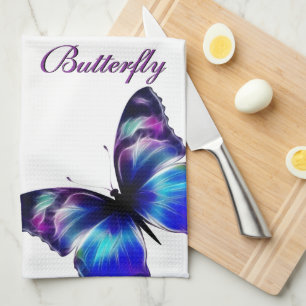 Purple Butterfly Dance American MoJo Serviette de