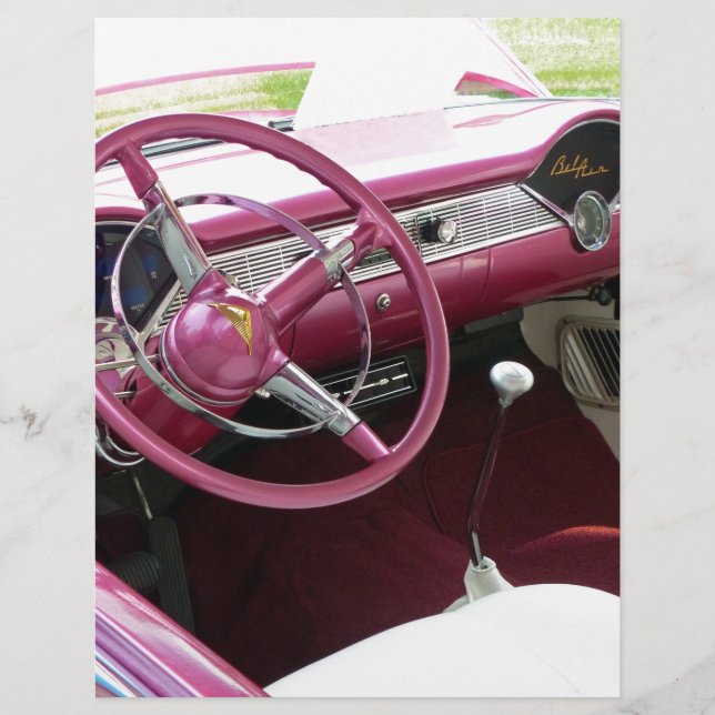 Purple Chevy Bel Air (Devant)