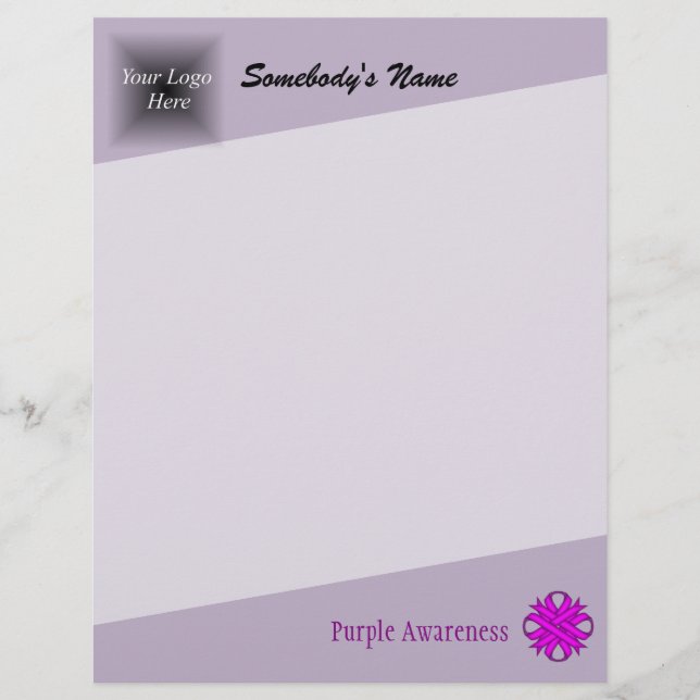 Purple Clover Ruban par Kenneth Yoncich (Devant)