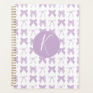 Purple Coquette Bow Personnaliser le planificateur