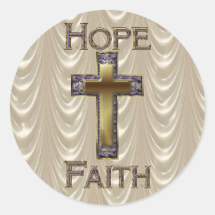 Purple Cross Hope, Stickers Foi